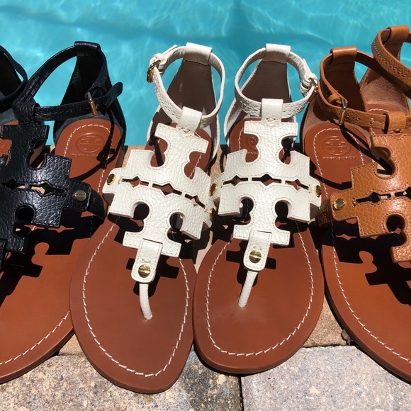 Tory Burch Phoebe Flat Thong Sandals - Picture 3 of 8